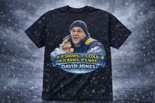Load image into Gallery viewer, Weather Manny T-Shirt – Comedy Weather Shirt by David Jones | If It Snows It’s Cold
